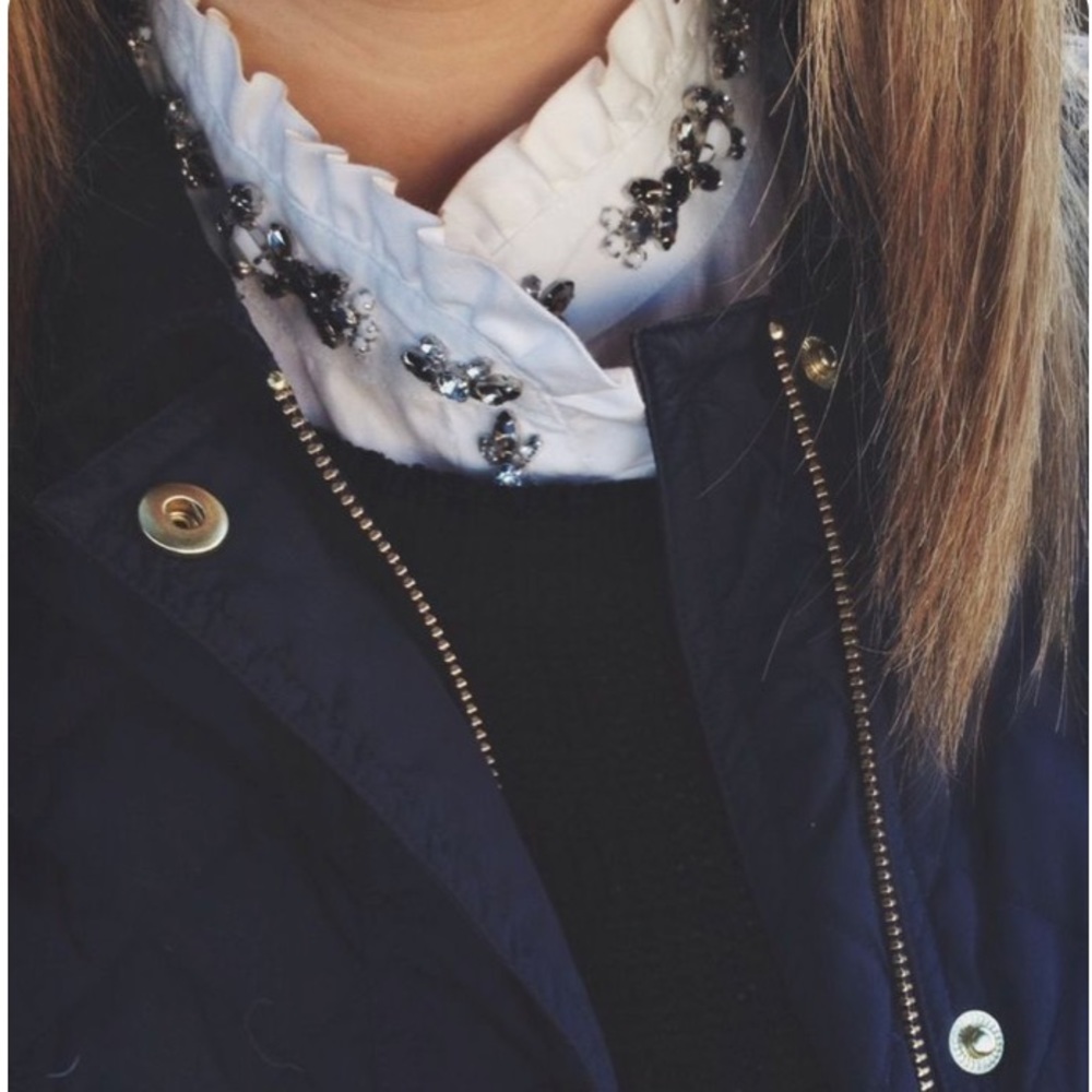 J. Crew beaded button up